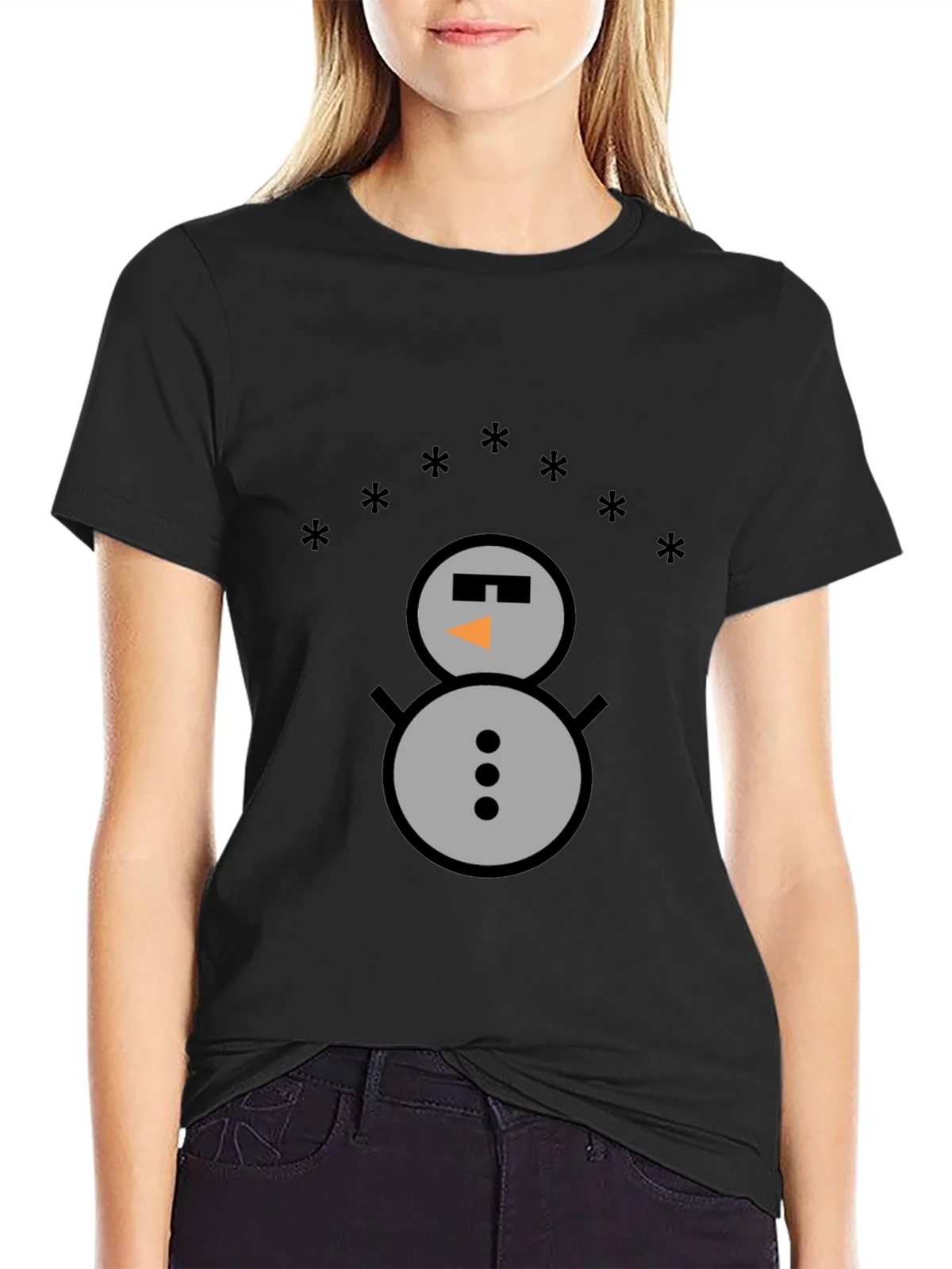 Snowman Graphic Tee - Cool Winter Style product image 2