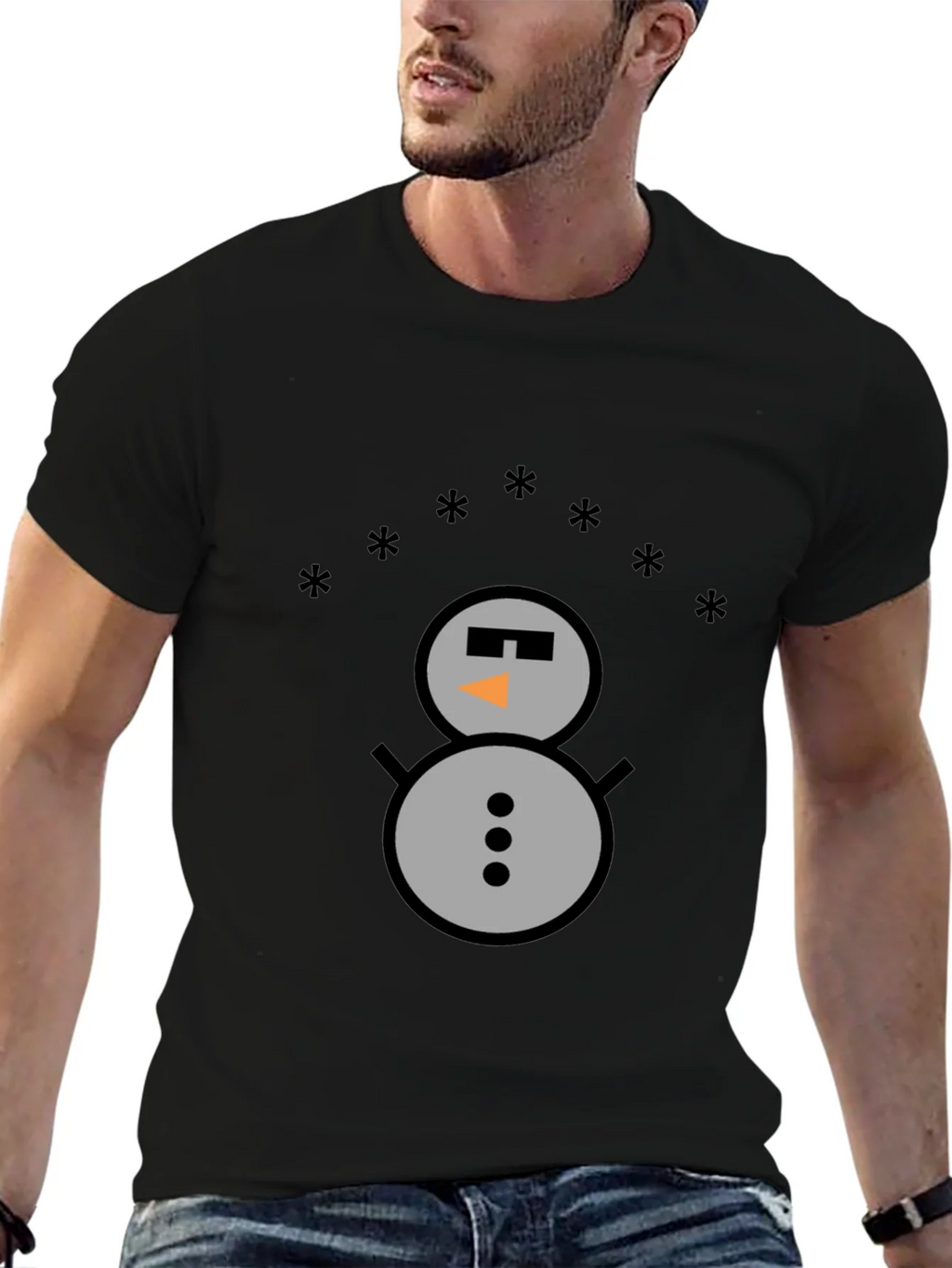 Snowman Graphic Tee - Cool Winter Style product image 6