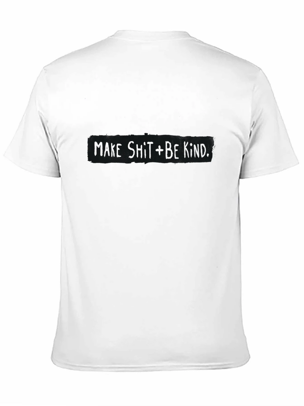 Black T-Shirt with Distressed Graphic product image 10