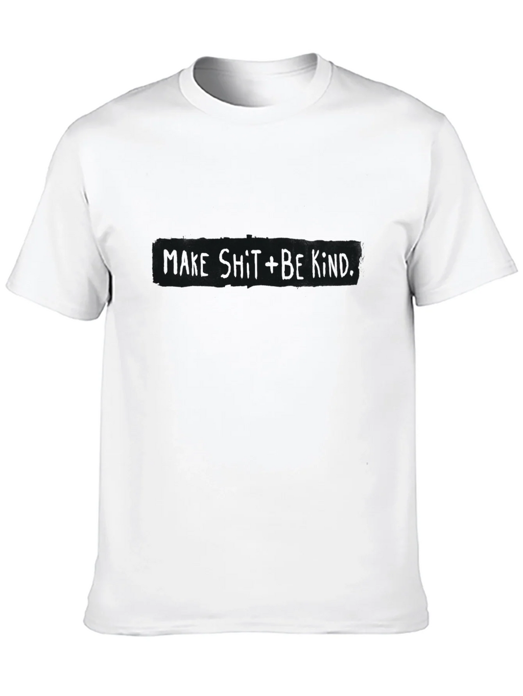 Black T-Shirt with Distressed Graphic product image 9