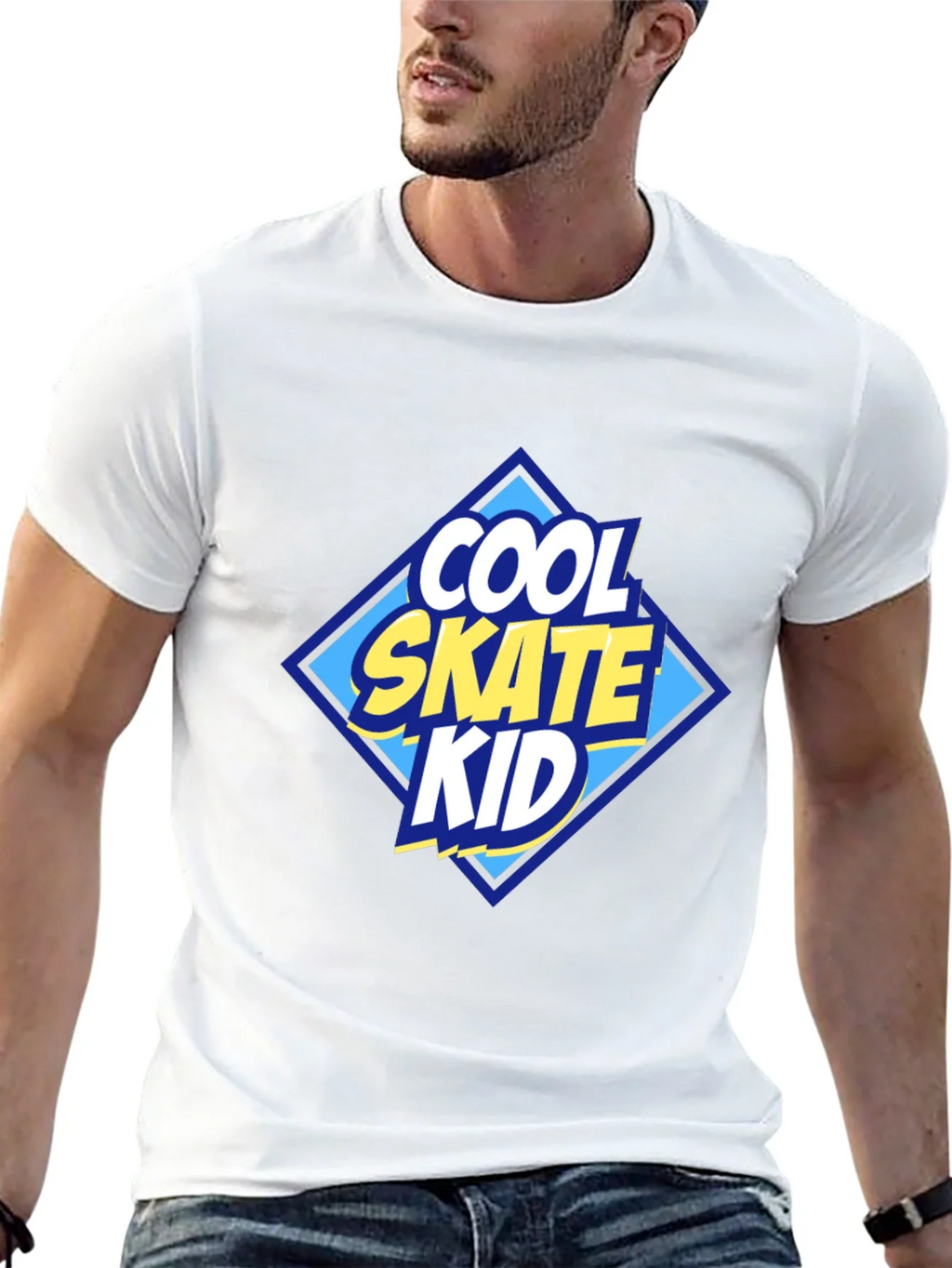 Cool Skate Kid Graphic T-Shirt - Black product image 12