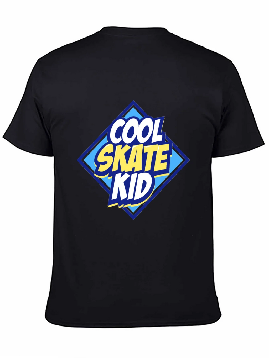 Cool Skate Kid Graphic T-Shirt - Black product image 4