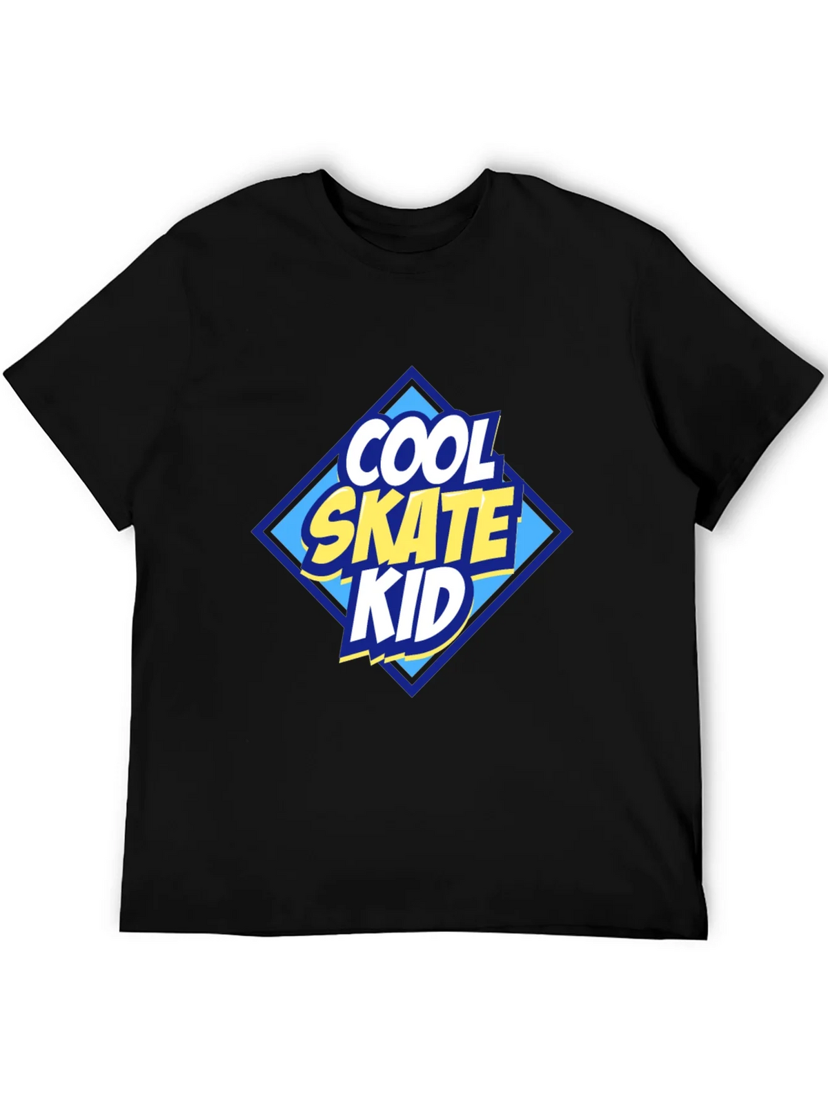 Cool Skate Kid Graphic T-Shirt - Black product image 5