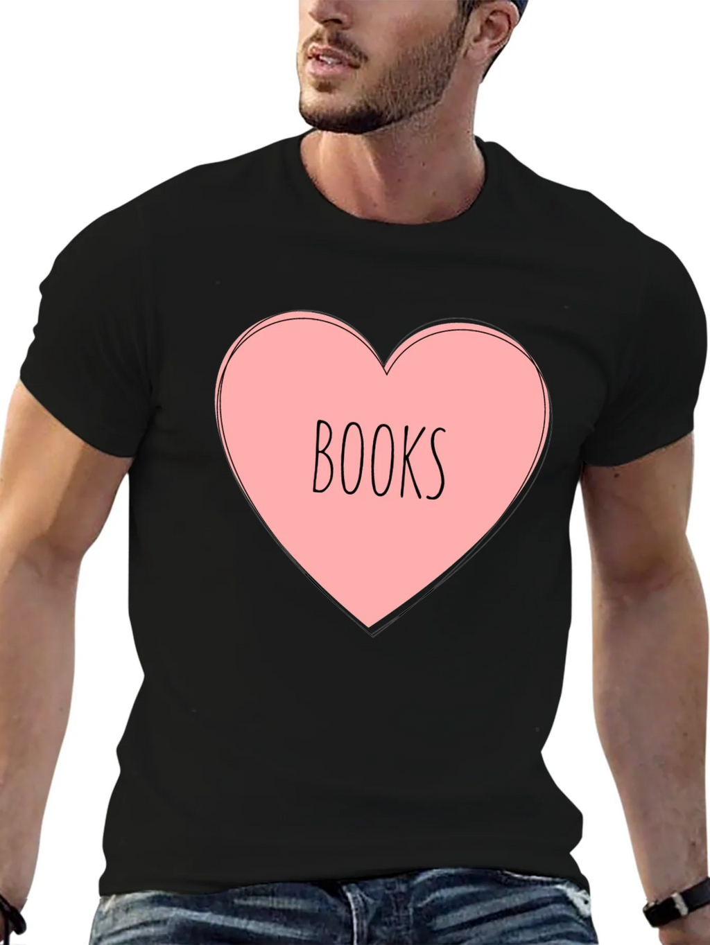 Books Heart T-Shirt - Reading Lover Tee product image 6