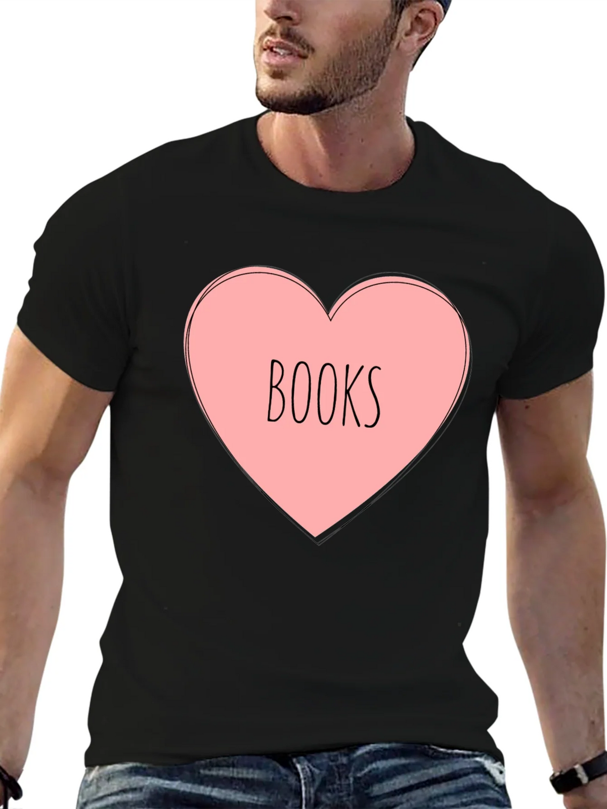 Books Heart T-Shirt - Reading Lover Tee product image 6