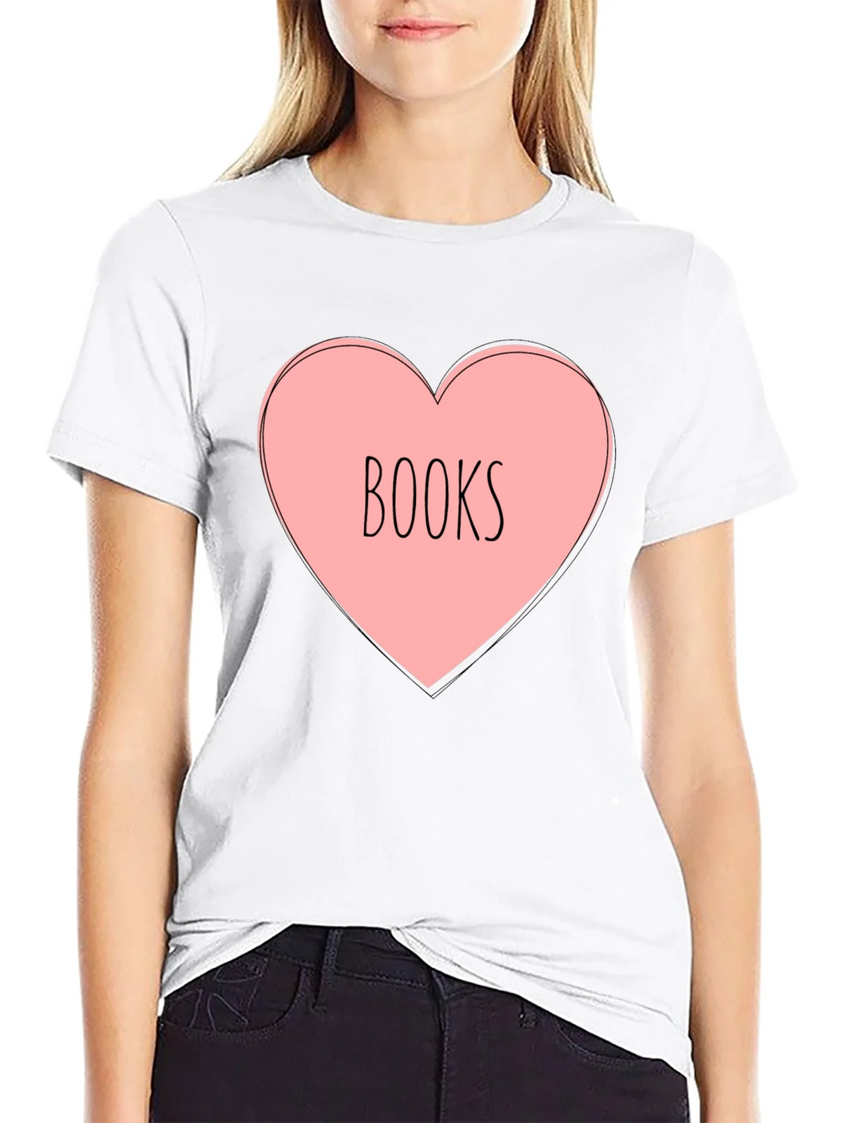 Books Heart T-Shirt - Reading Lover Tee product image 8