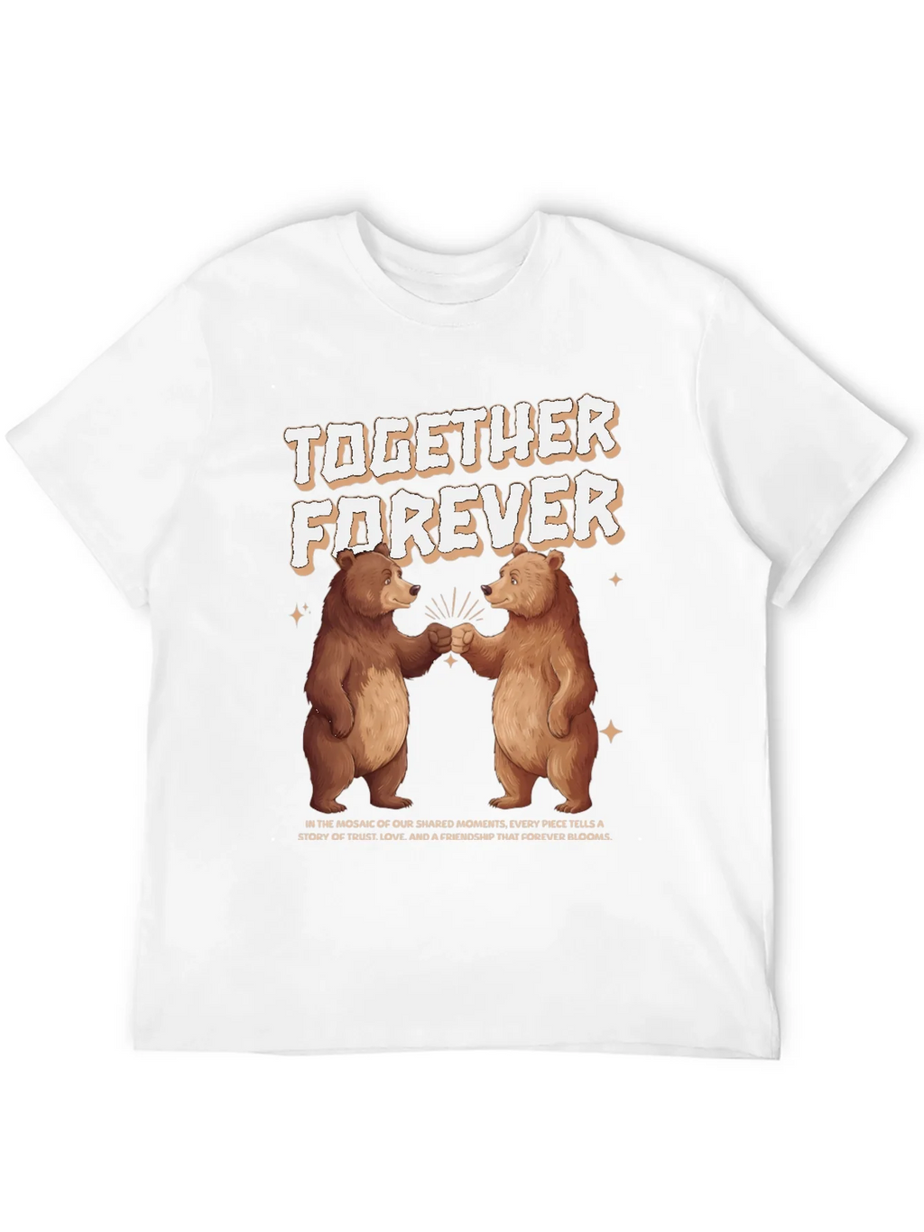 Together Forever Bear Graphic T-Shirt product image 11