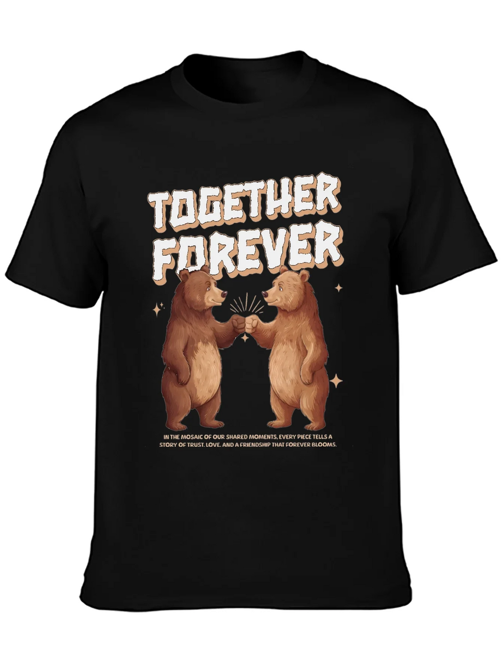 Together Forever Bear Graphic T-Shirt product image 3