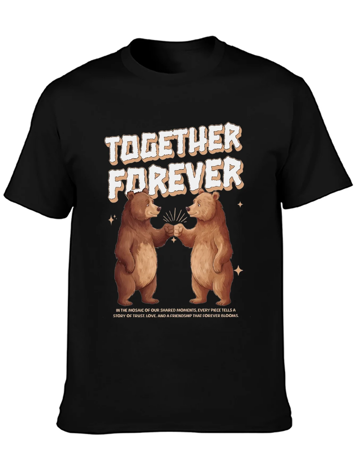 Together Forever Bear Graphic T-Shirt product image 3