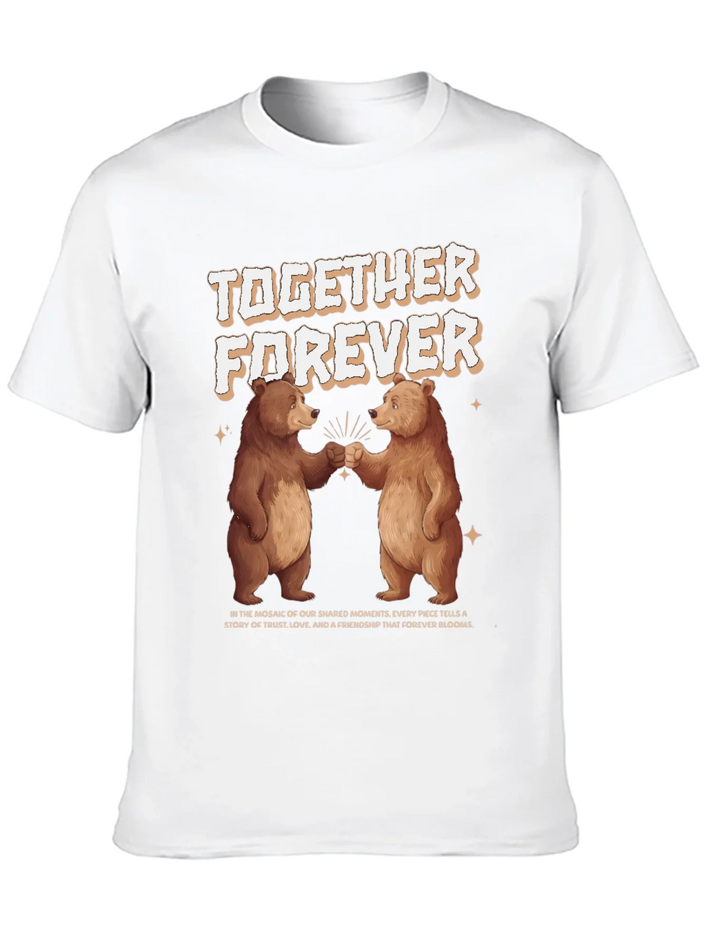 Together Forever Bear Graphic T-Shirt product image 9