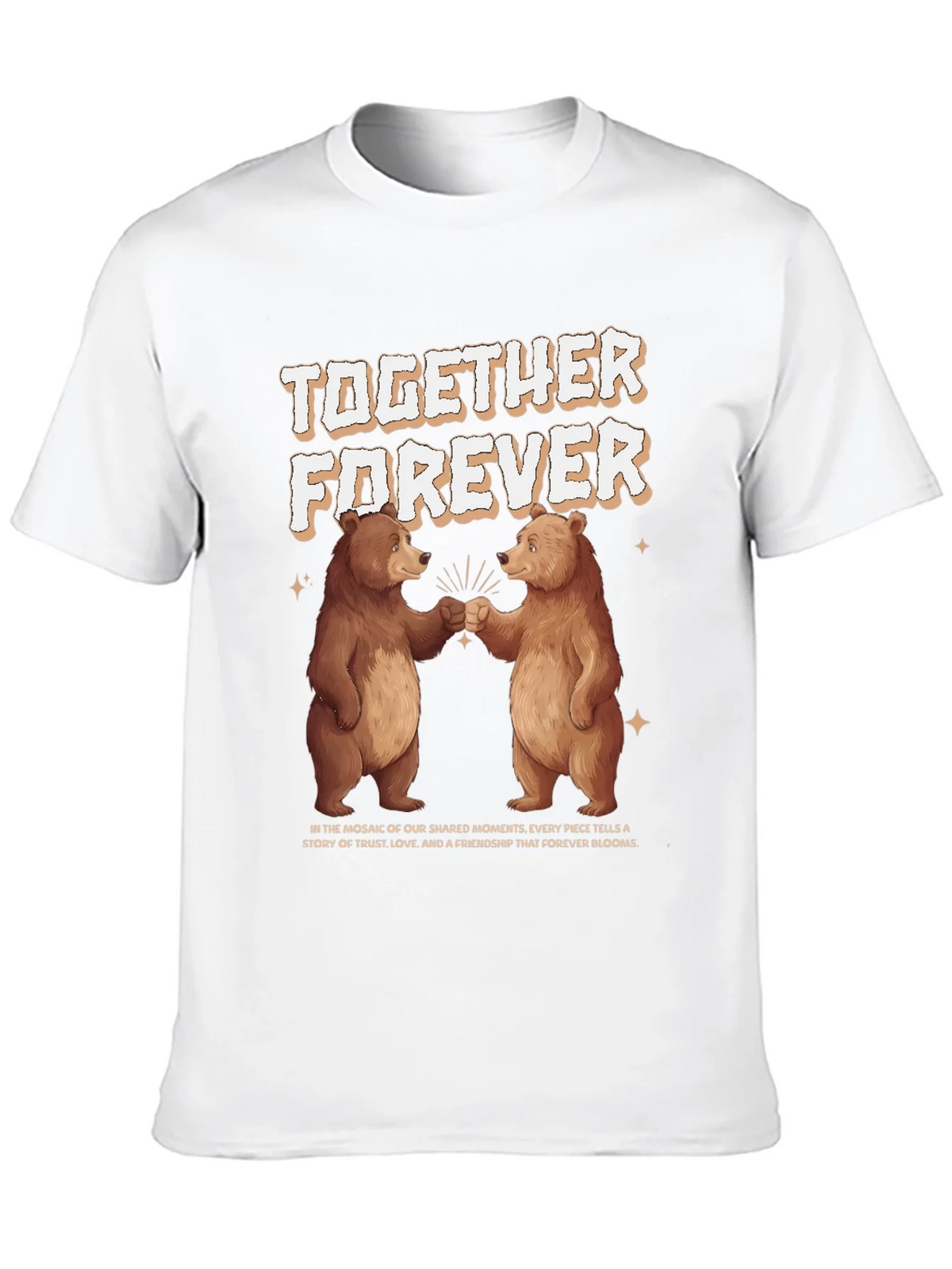 Together Forever Bear Graphic T-Shirt product image 9