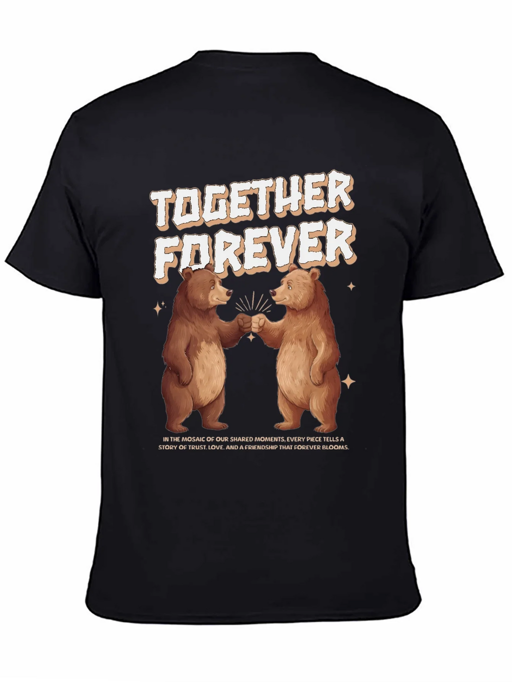 Together Forever Bear Graphic T-Shirt product image 4