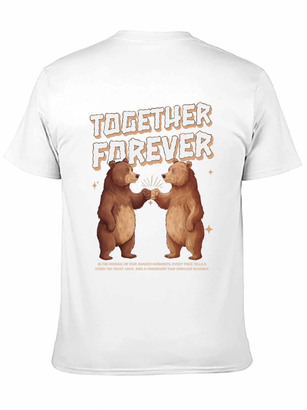 Together Forever Bear Graphic T-Shirt product image 10