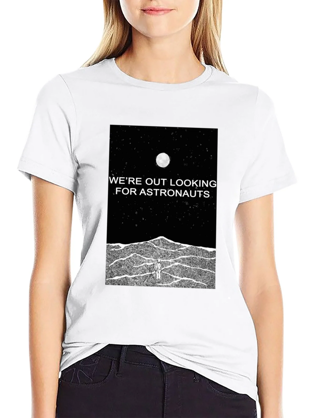 Astronaut Graphic Tee - Were Out Looking For Astronauts product image 6