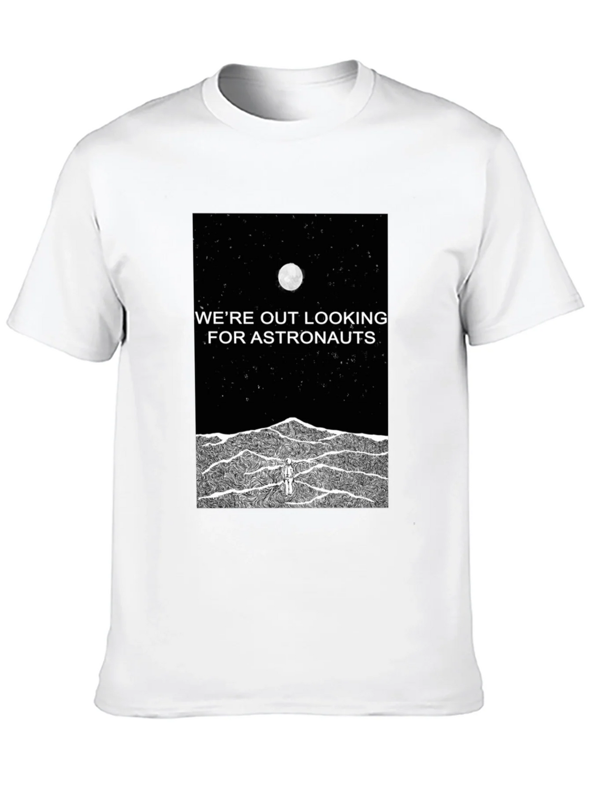 Astronaut Graphic Tee - Were Out Looking For Astronauts product image 7