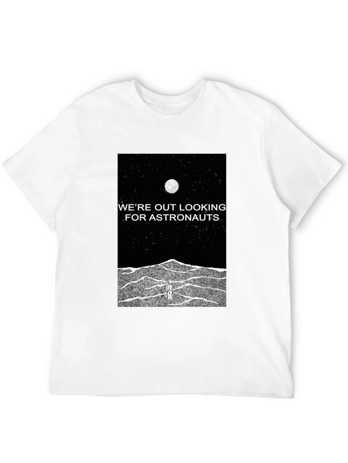 Astronaut Graphic Tee - Were Out Looking For Astronauts product image 9