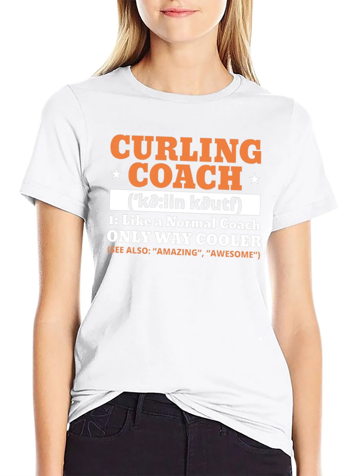 Curling Coach T-Shirt - Cool & Unique Design product image 8
