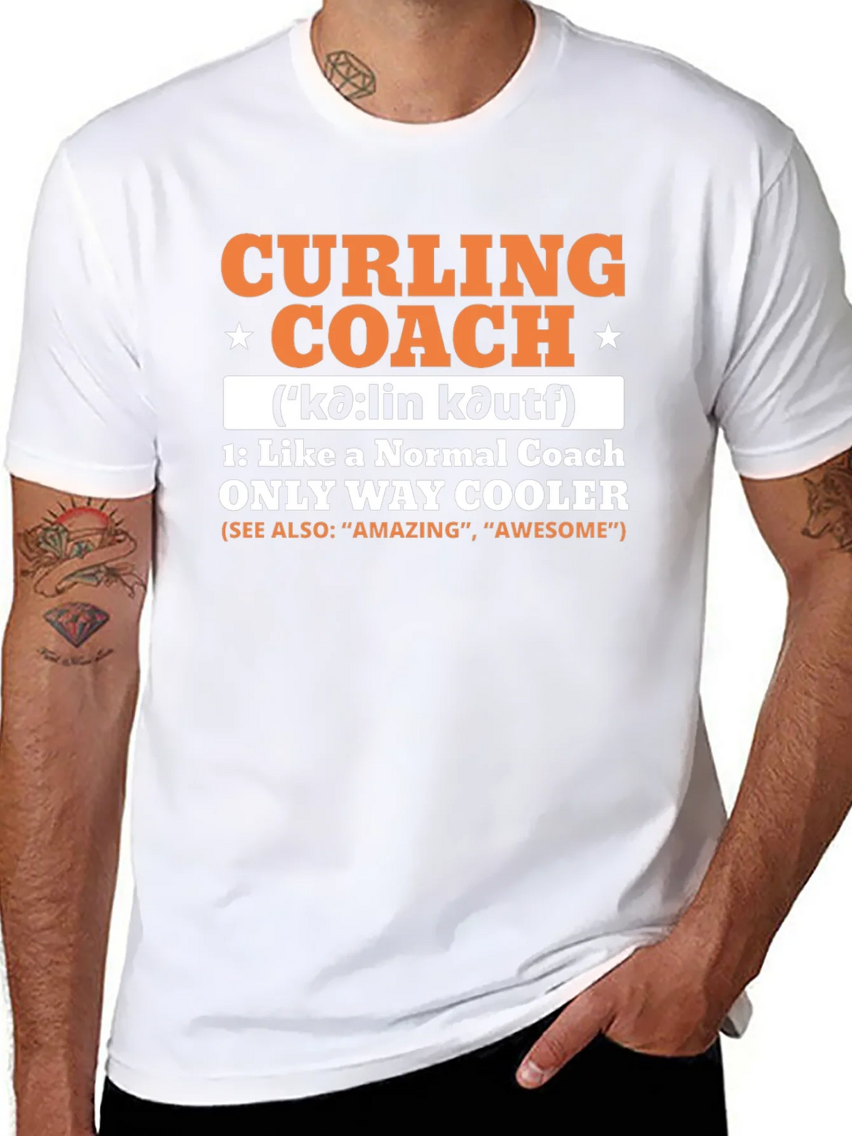 Curling Coach T-Shirt - Cool & Unique Design product image 7