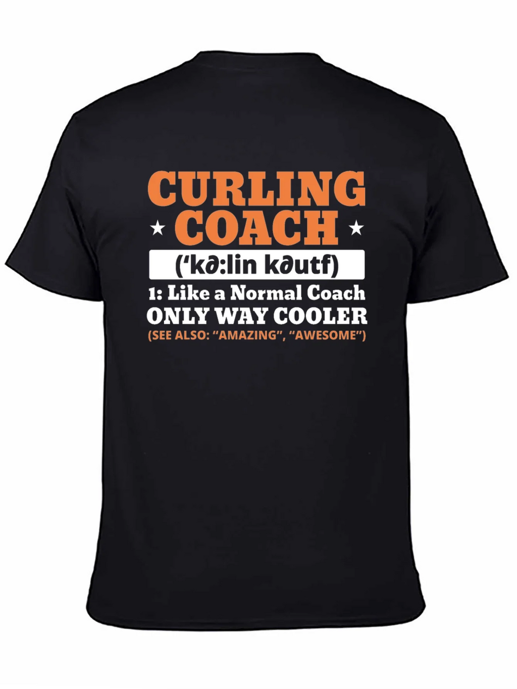 Curling Coach T-Shirt - Cool & Unique Design product image 4