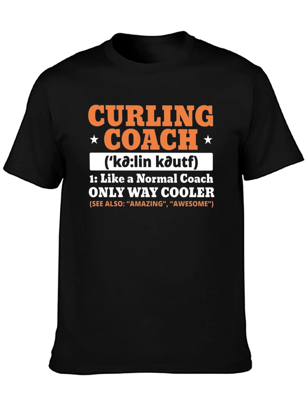 Curling Coach T-Shirt - Cool & Unique Design product image 3