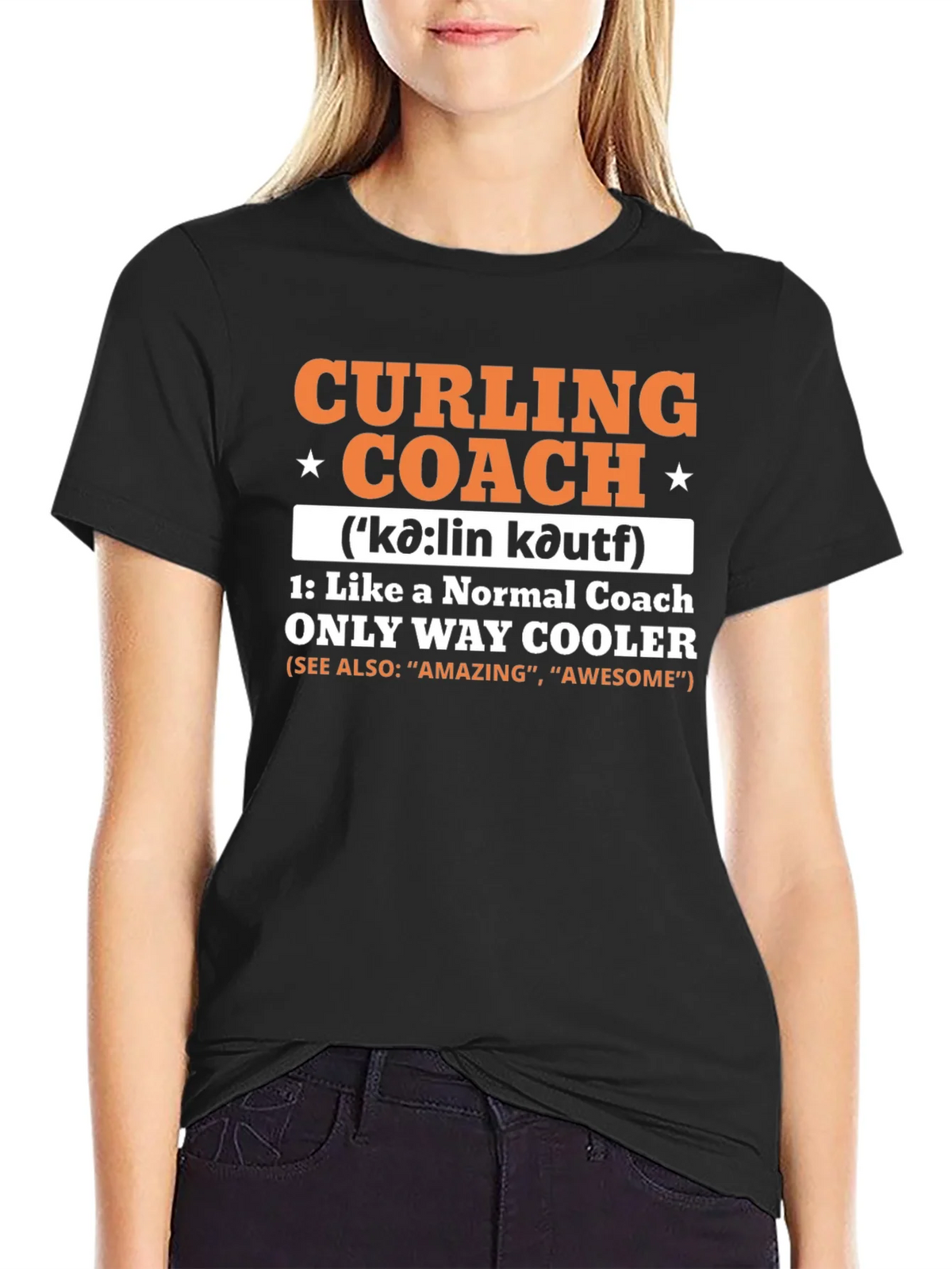 Curling Coach T-Shirt - Cool & Unique Design product image 2