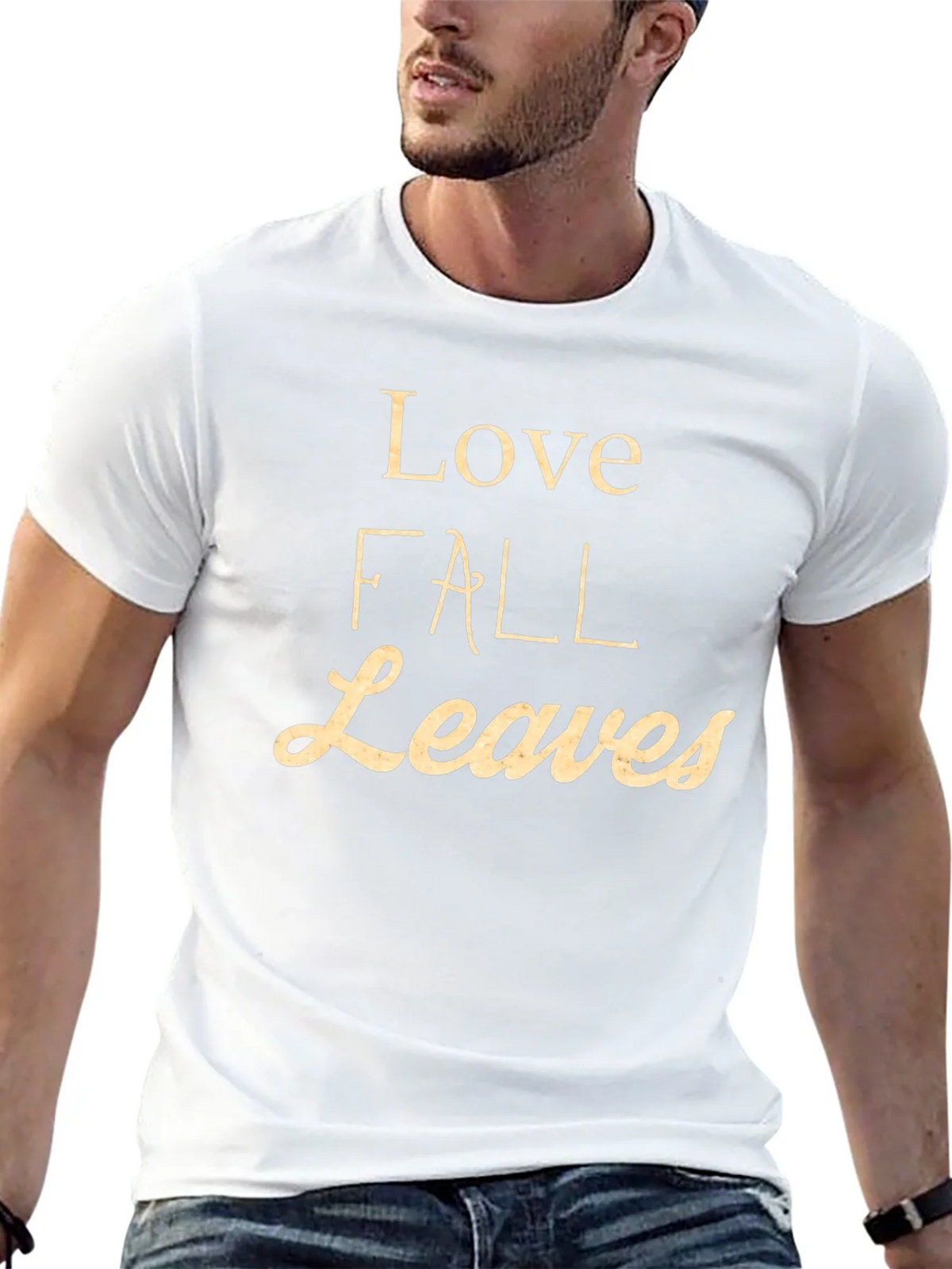 Love Fall Leaves Graphic Tee - Black T-Shirt product image 12