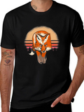 Fox Sunset Graphic Tee - Unisex Soft Cotton product image 1