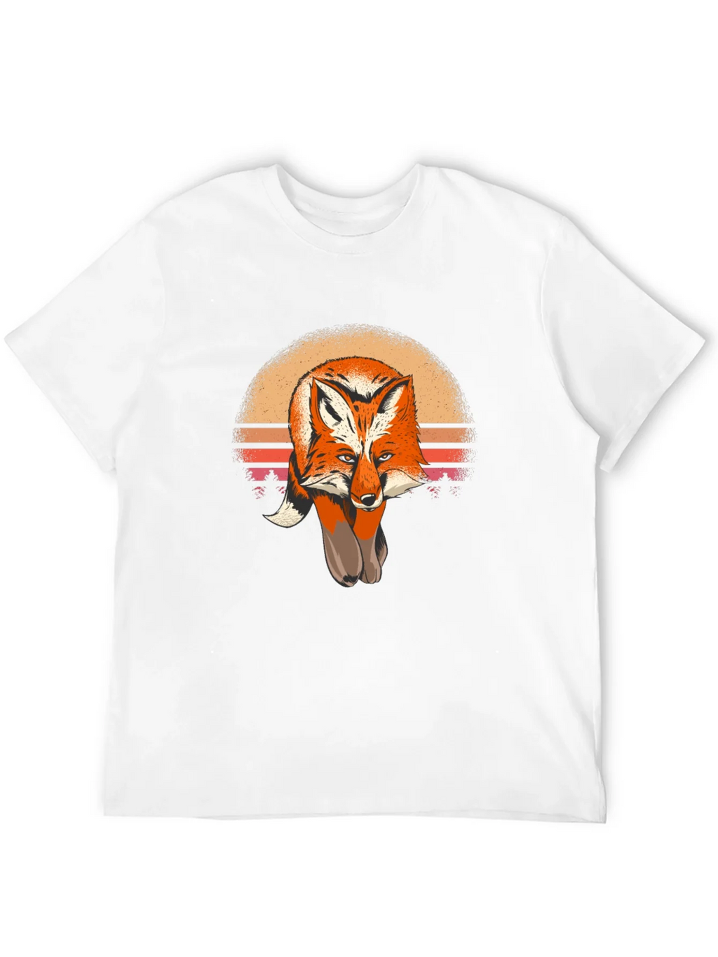 Fox Sunset Graphic Tee - Unisex Soft Cotton product image 11