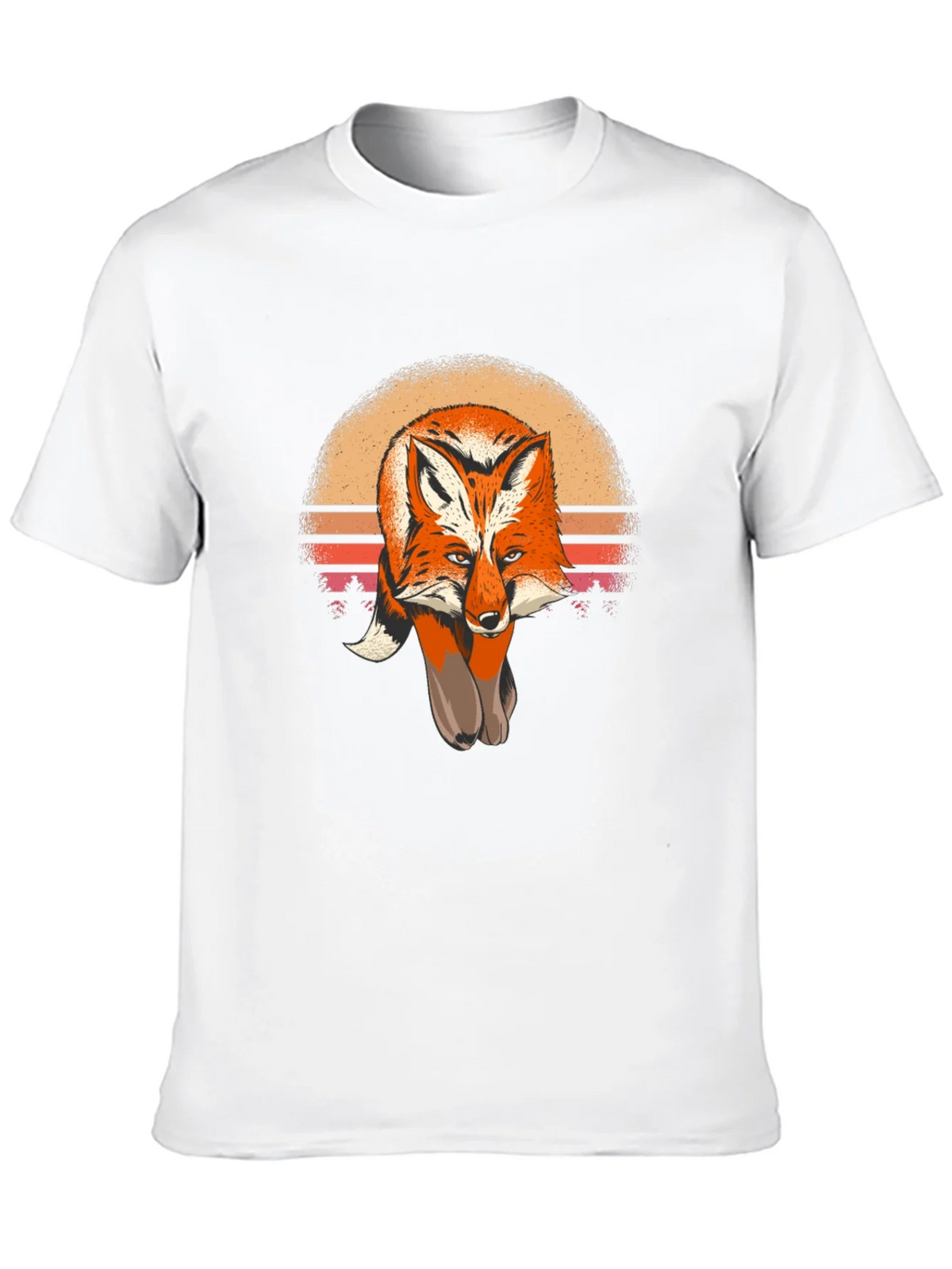 Fox Sunset Graphic Tee - Unisex Soft Cotton product image 9