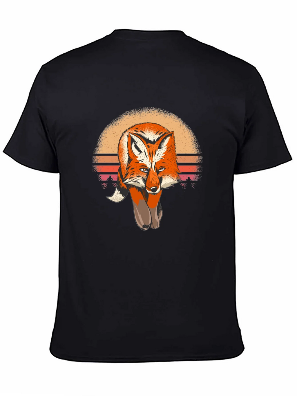 Fox Sunset Graphic Tee - Unisex Soft Cotton product image 4