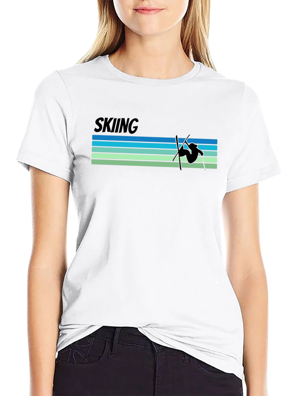 Retro Skiing T-Shirt product image 4