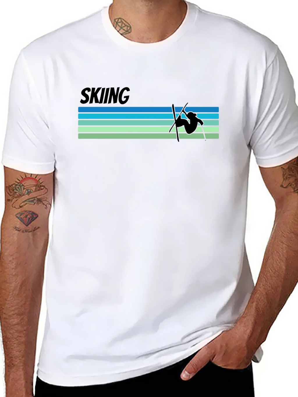 Retro Skiing T-Shirt product image 3