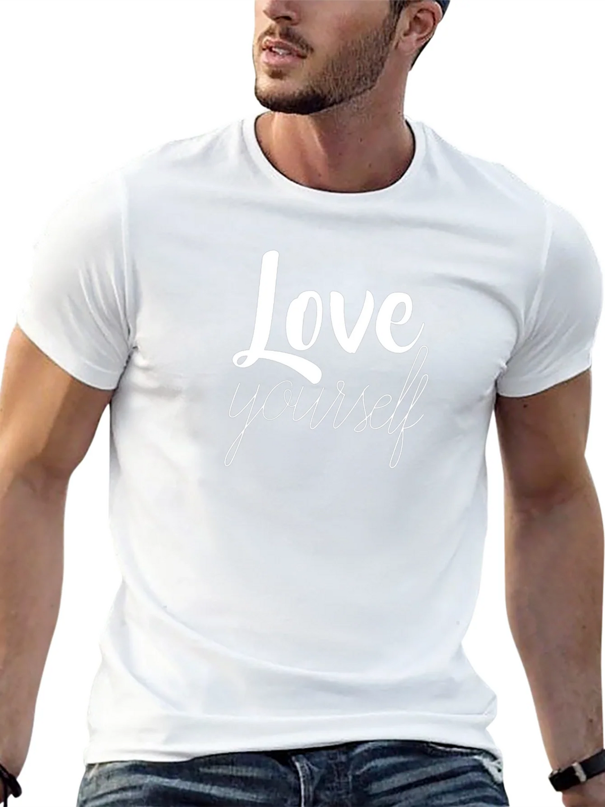Love Yourself Black T-Shirt product image 12
