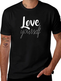 Love Yourself Black T-Shirt product image 1