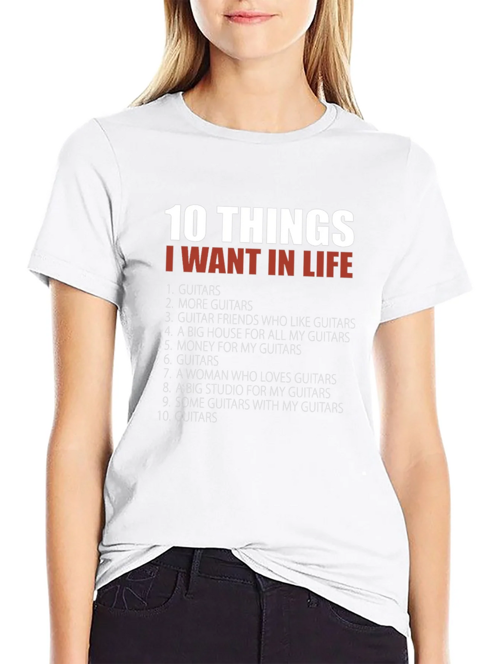 Guitar Lover T-Shirt - 10 Things I Want In Life product image 8