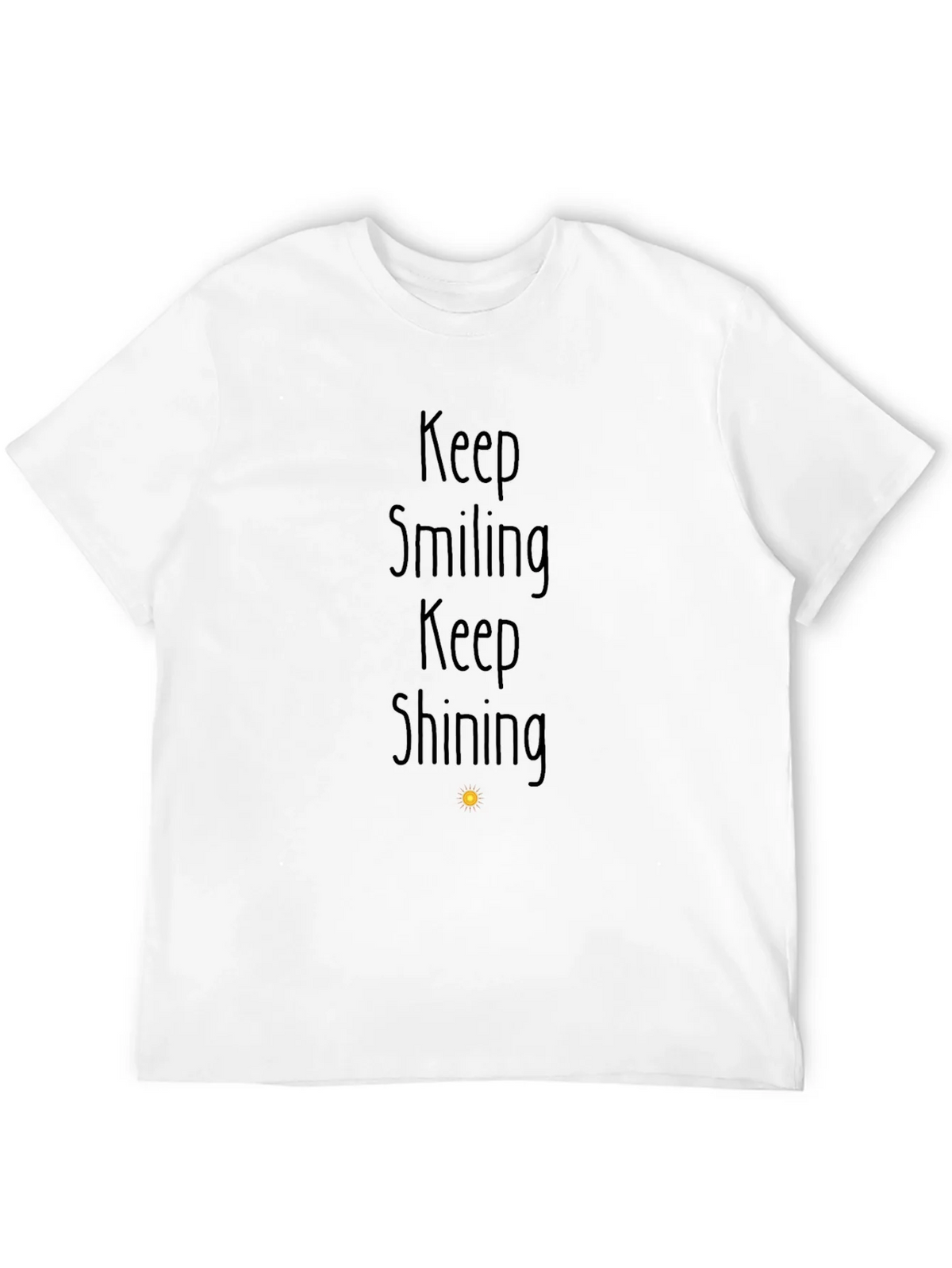 Keep Smiling Graphic Tee - Black Inspirational product image 11