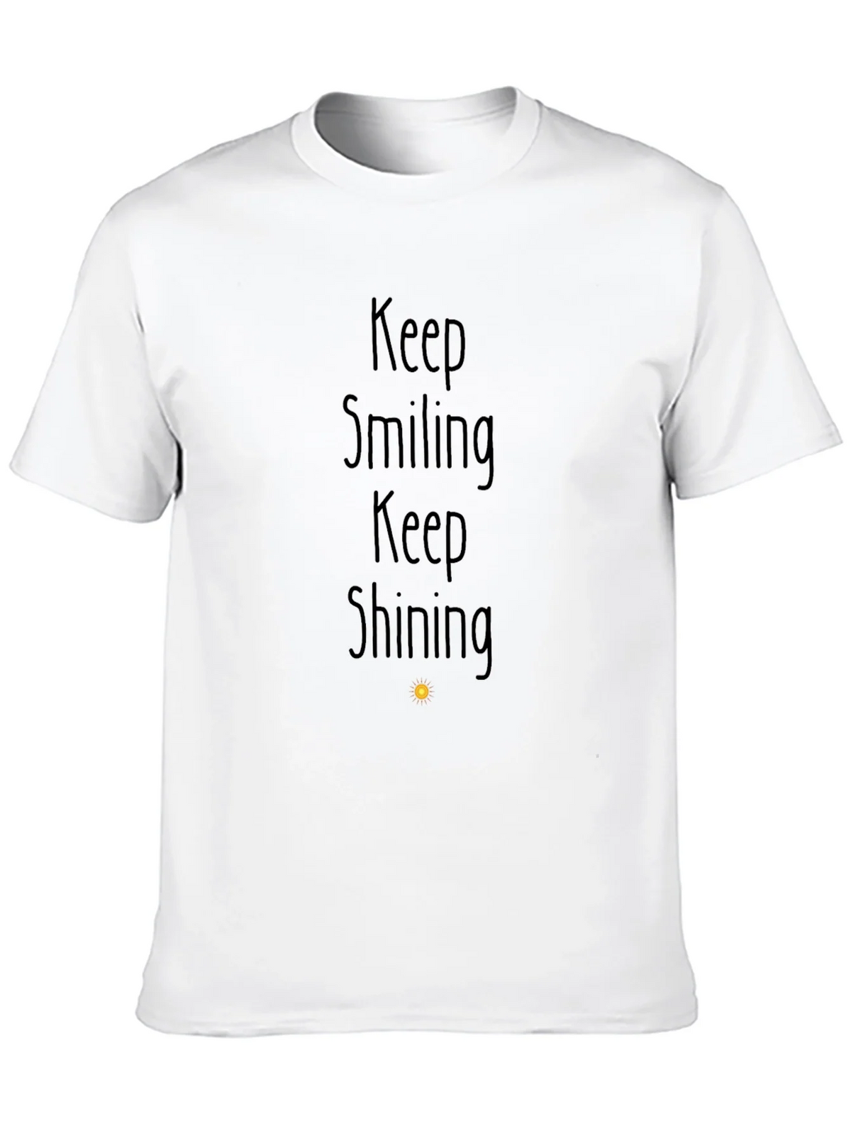 Keep Smiling Graphic Tee - Black Inspirational product image 9
