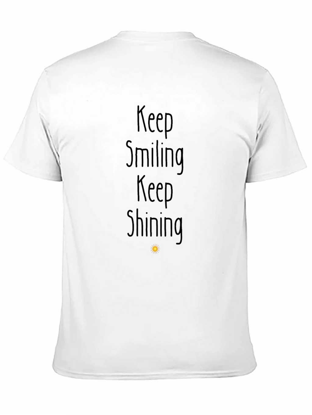 Keep Smiling Graphic Tee - Black Inspirational product image 10